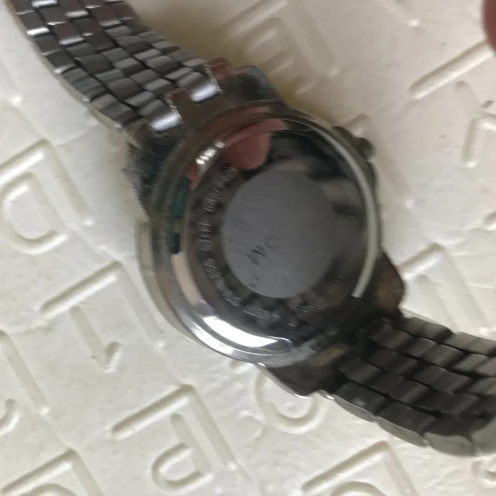 Silver tone stainless steel water resistant men's Axiom watch